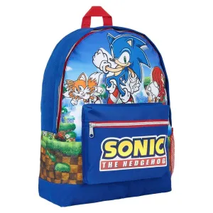 Sonic The Hedgehog Backpack Large Capacity School Bag for Children Teens