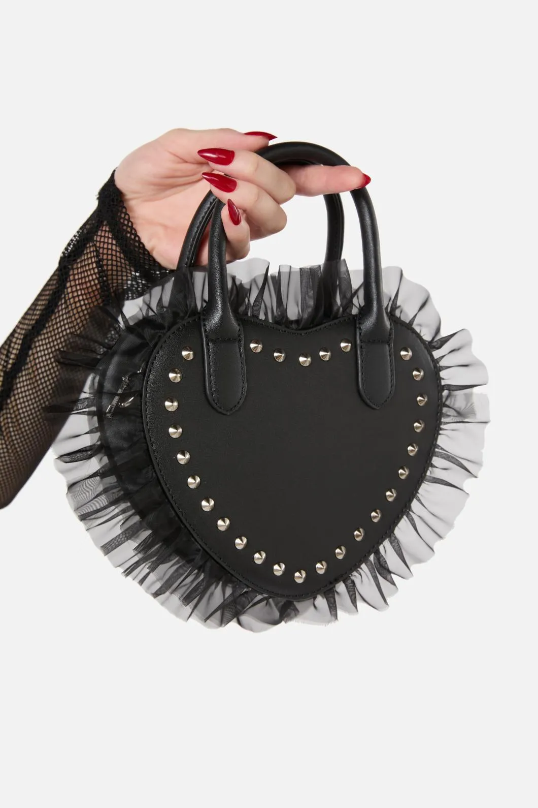 Studded Heart Bag