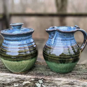 Sugar Creamer Set Functional Ceramics Handmade