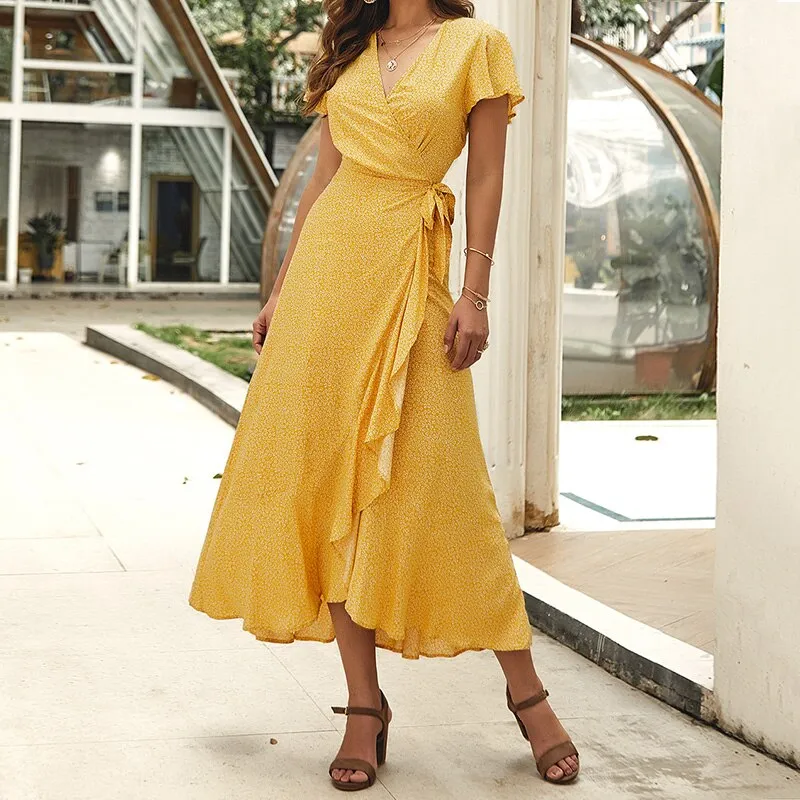 Summer Vacation Graceful Holiday Dress