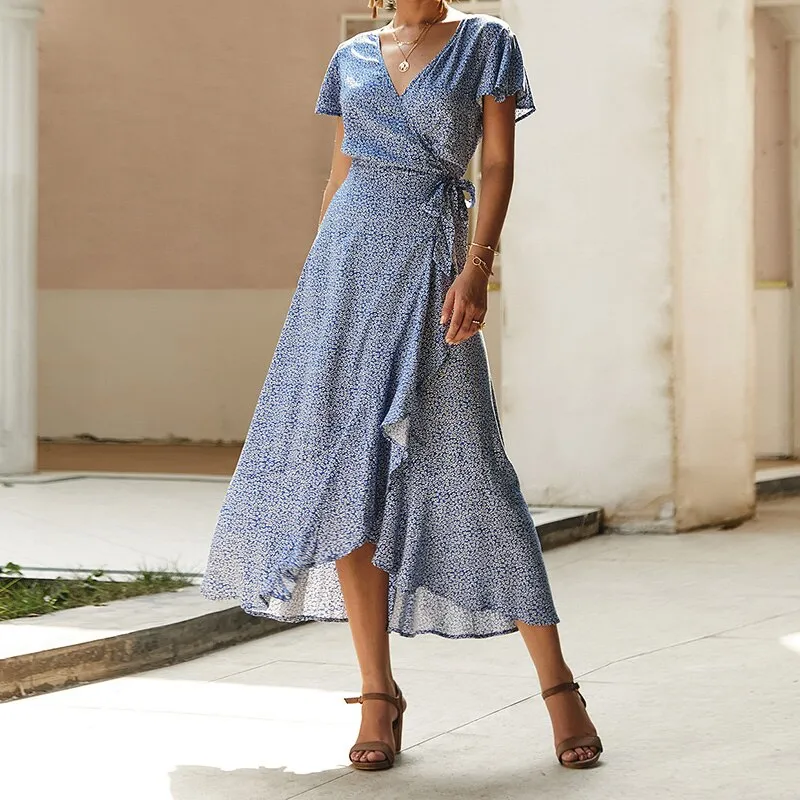 Summer Vacation Graceful Holiday Dress