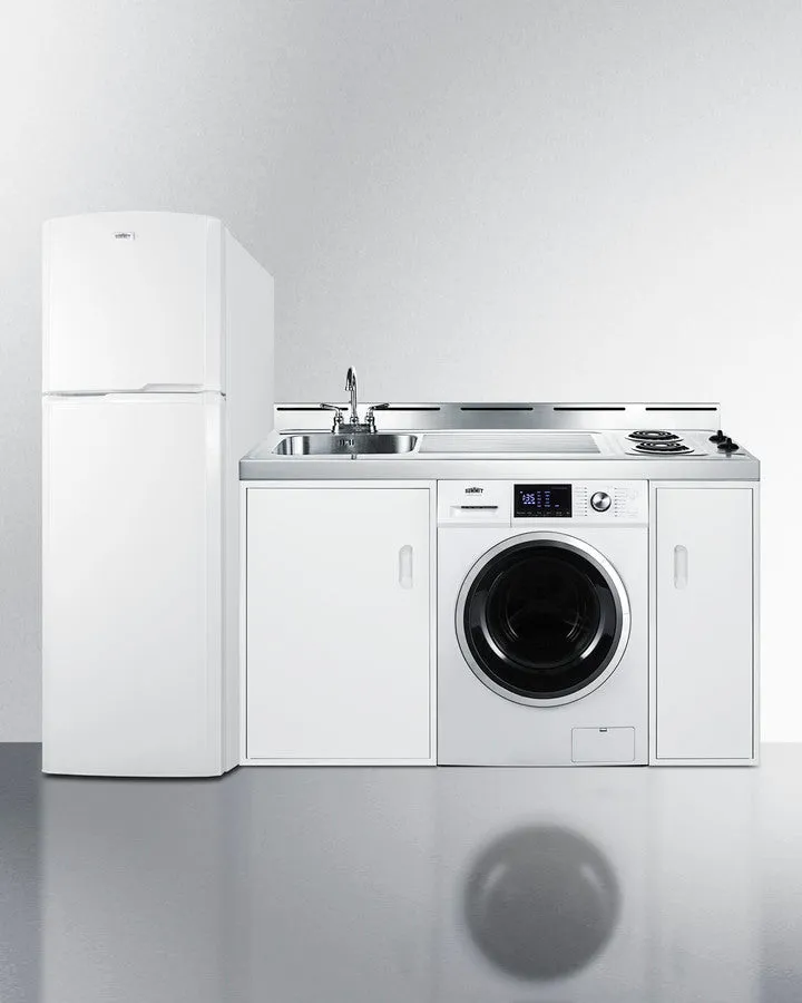 Summit 83" Wide All-In-One Kitchenette with Washer/Dryer Combo - ACKSPWD82