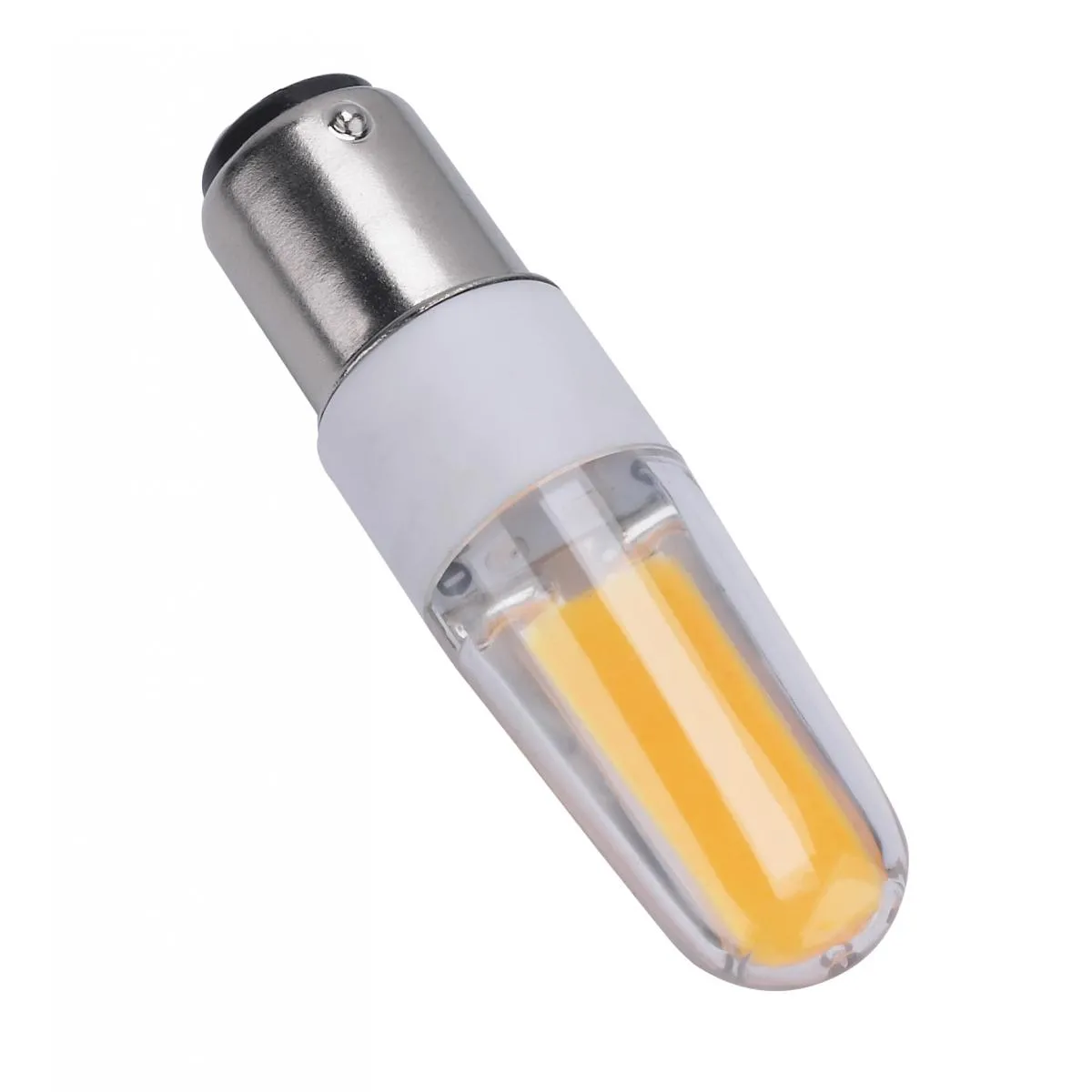 T4 Mini LED Bulb, 4 Watt, 480 Lumens, 3000K, BA15d Double Bayonet Base