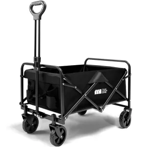 Tansienzi Folding Camping Wagon, Multi-Purpose Outdoor Camping Cart, Black, 1 Piece - 🏆 #25 - Sports/Outdoor - Best of December