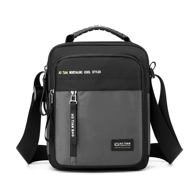 Tech-Savvy Oxford Messenger Bag