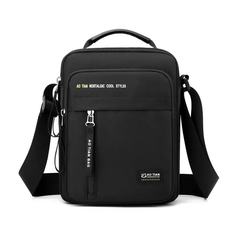 Tech-Savvy Oxford Messenger Bag