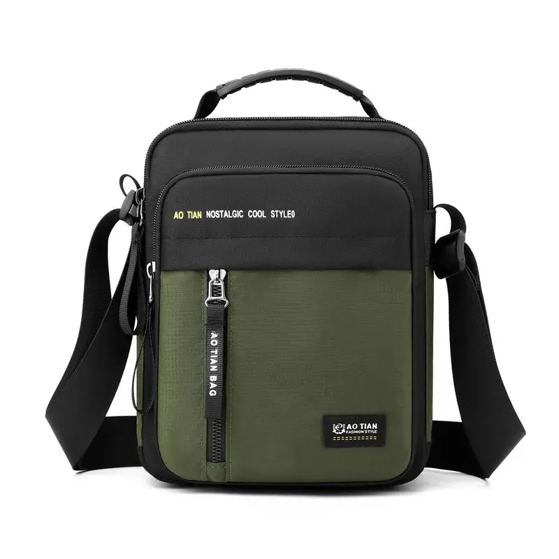 Tech-Savvy Oxford Messenger Bag