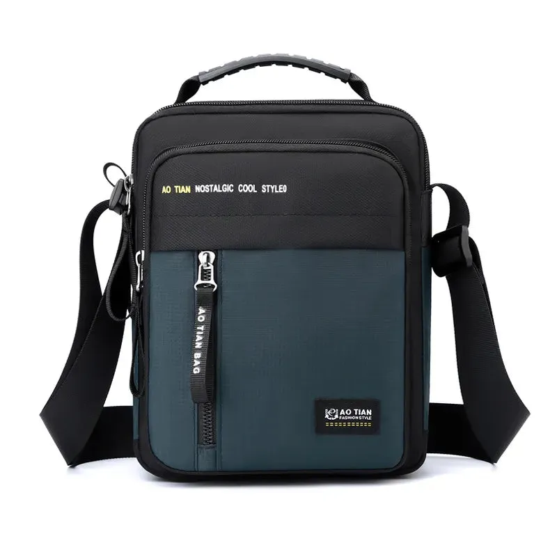 Tech-Savvy Oxford Messenger Bag