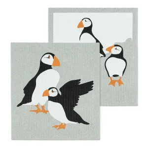 The Amazing Swedish Dishcloth - Puffins