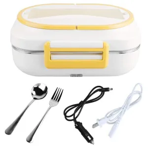 Three Compartment Electric Heated  Lunch Box Food Warmer