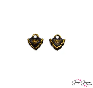 TierraCast Palace Crimp Ends in Brass