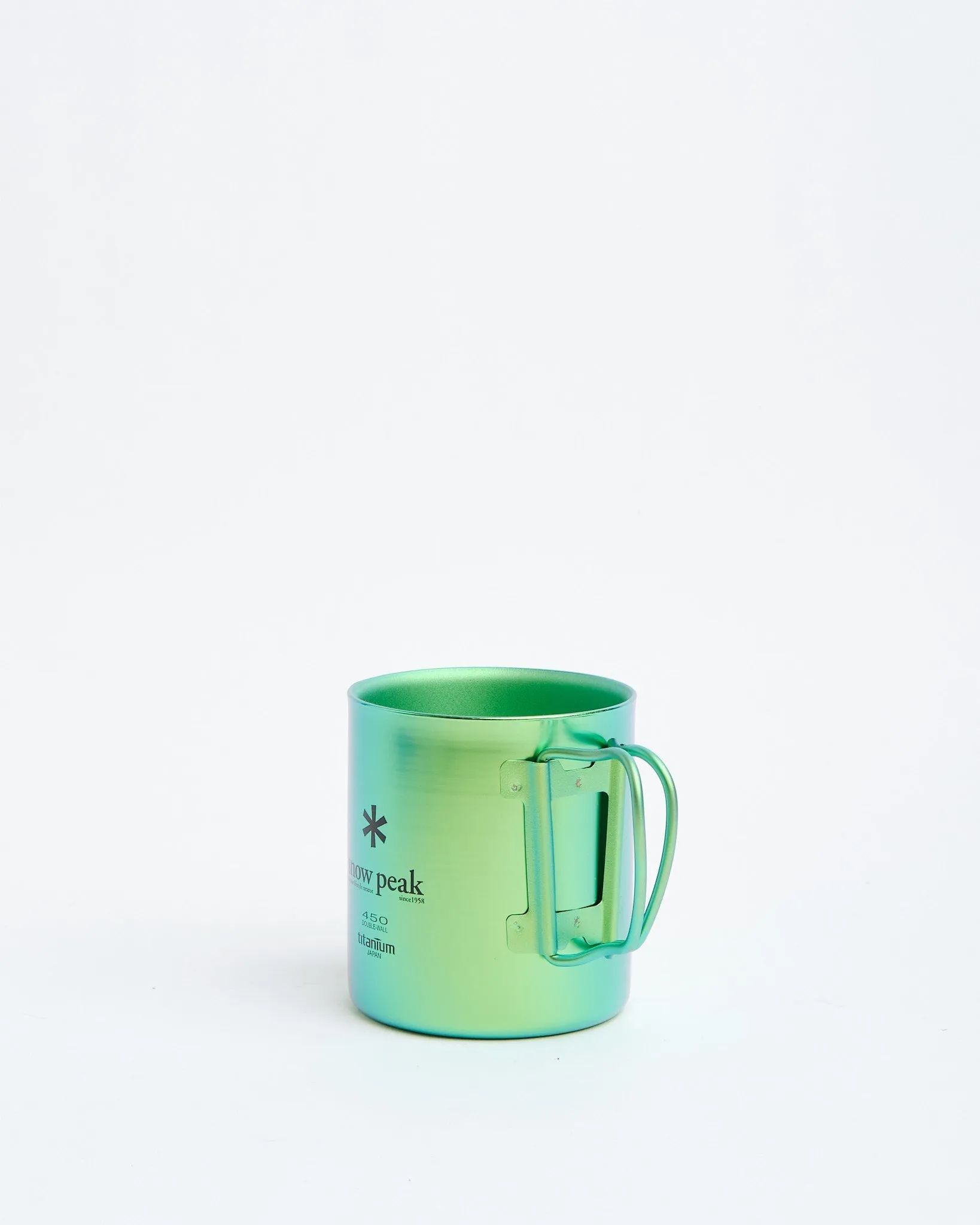 TITANIUM DOUBLE WALL CUP 450 GREEN
