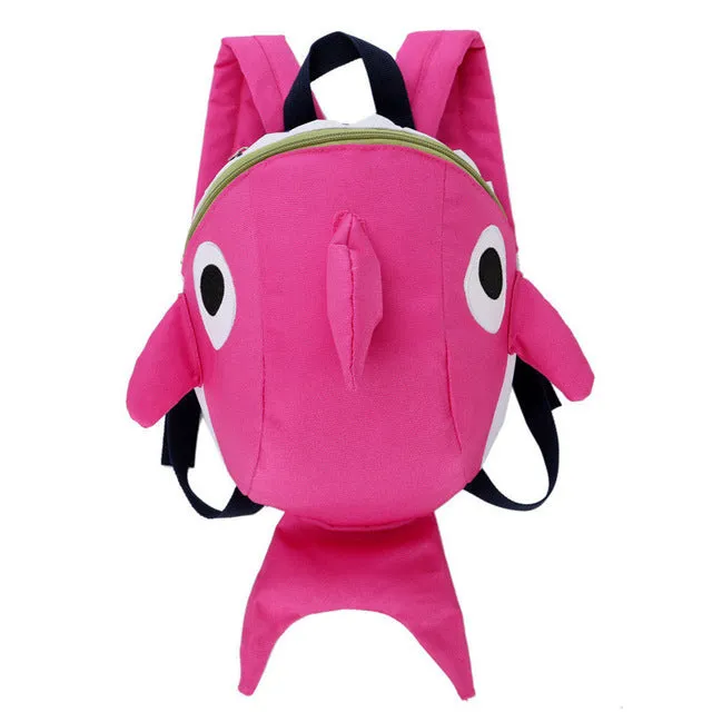 Toddler Backpack Lovely Kindergarten Cartoon Animal Shark Backpack