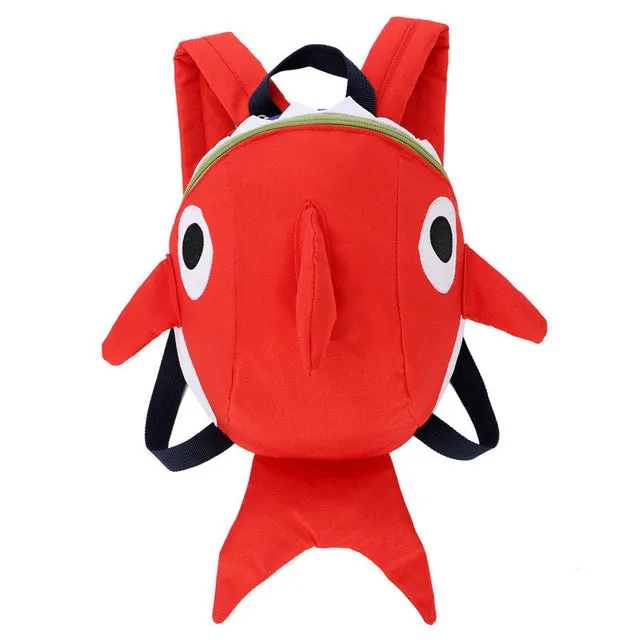 Toddler Backpack Lovely Kindergarten Cartoon Animal Shark Backpack