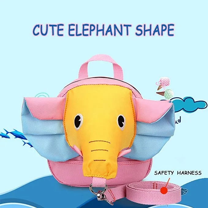 Toddler Backpack With Leash Elephant 3D Mini Backpacks For Kids Birthday Gift