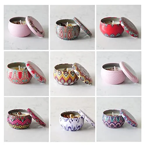 TOG Scented Candles Gift Soy Wax Tin Candles Gift for Women roseHome & Garden | Home Decor | Other Home Decor
