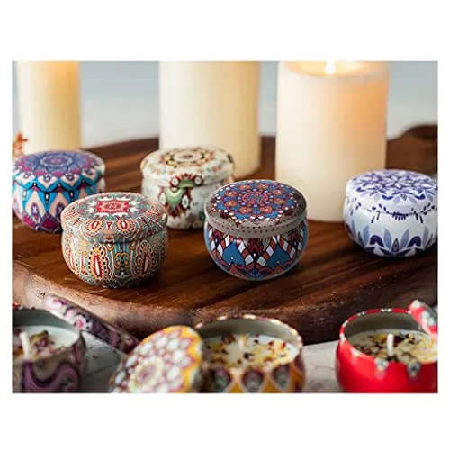 TOG Scented Candles Gift Soy Wax Tin Candles Gift for Women roseHome & Garden | Home Decor | Other Home Decor