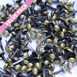 Value Pack - Antique Bronze Brads -6 MM