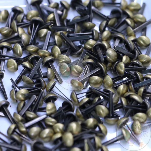 Value Pack - Antique Bronze Brads -6 MM
