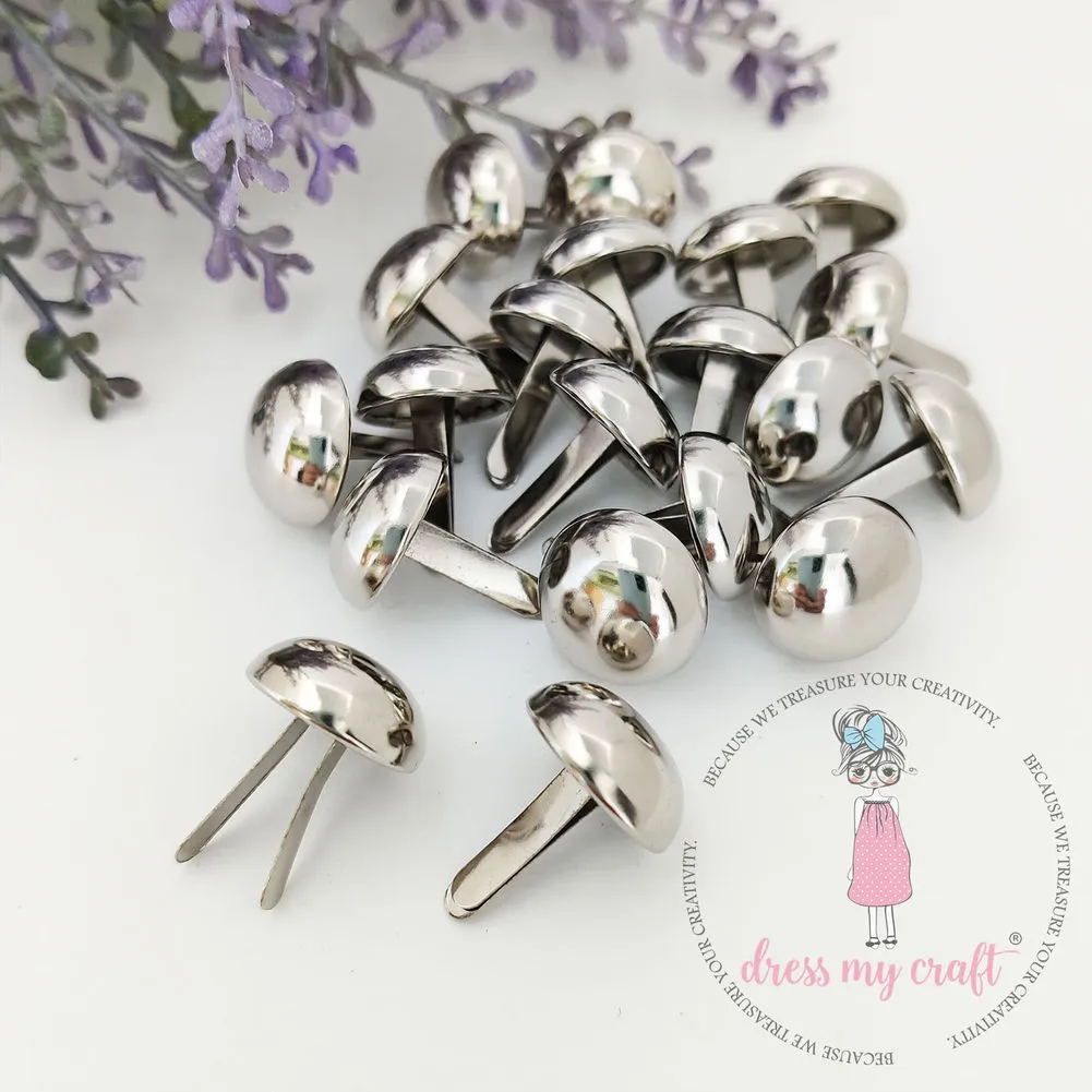 Value Pack - Chrome Finish Brads - 15 MM