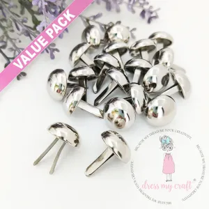 Value Pack - Chrome Finish Brads - 15 MM
