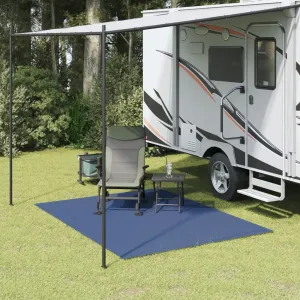 vidaXL Camping Floor Mat Blue 2.5x2 m