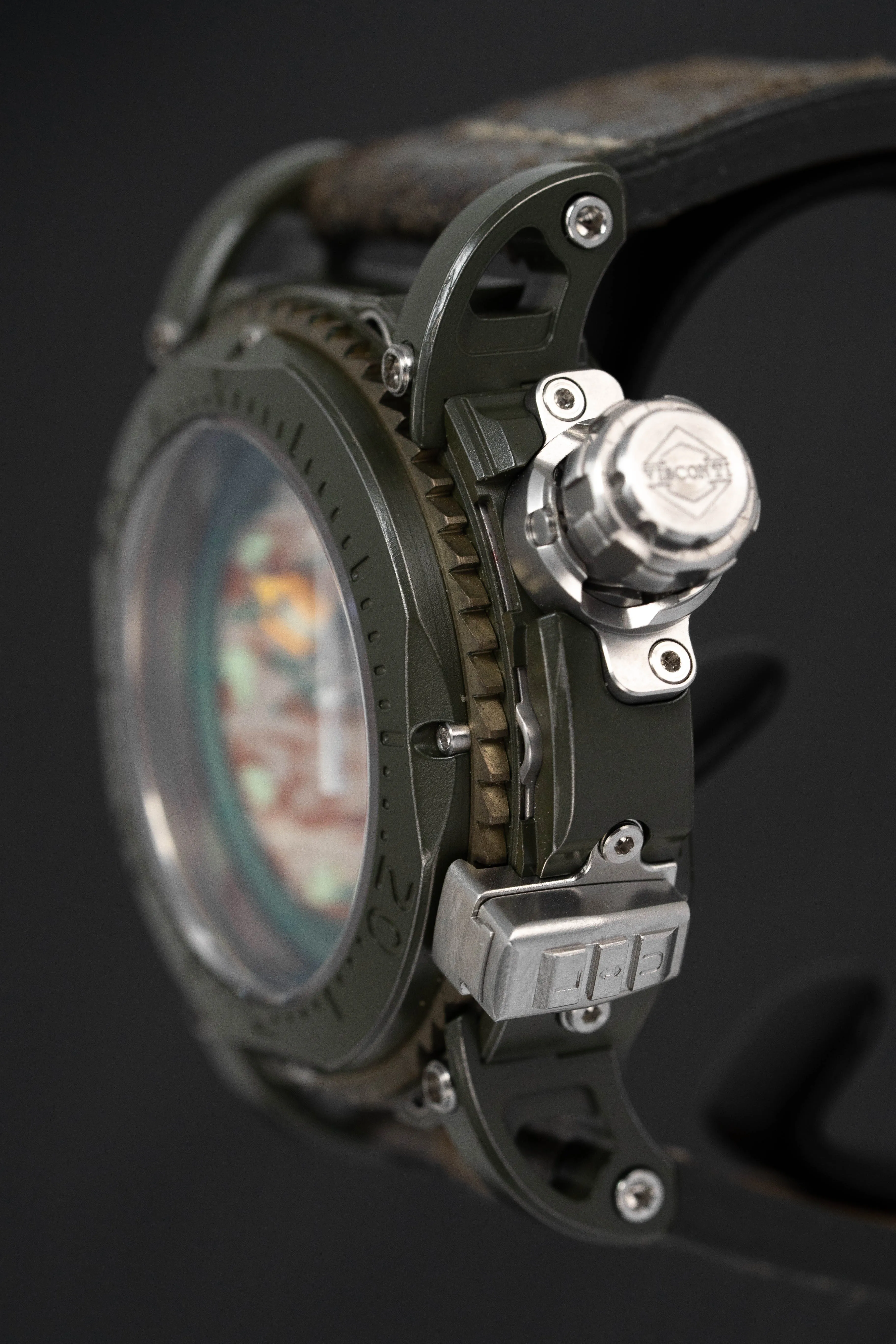Visconti Automatic Watch Pro Dive 3000 Camo Jungle KW55-03