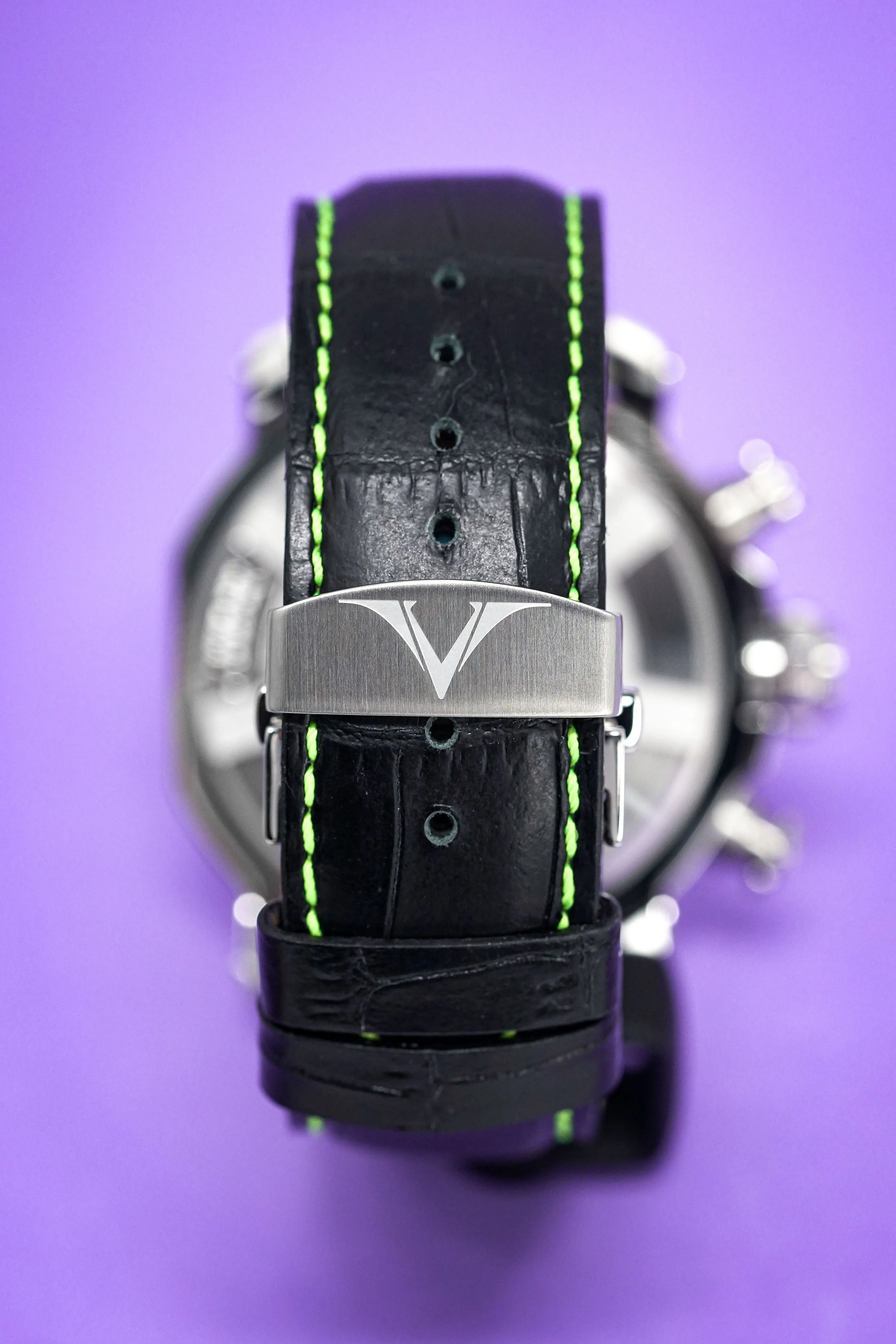 Visconti Chronograph Watch Full Dive 500M Black KW51-04