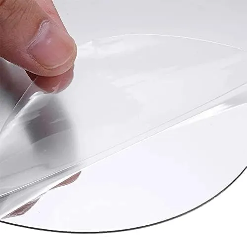 VJML Oval Shape Adhesive Mirror Sticker for Wall on Tiles Bathroom Bedroom Living Room Basin Mirror Bathroom Wall Mirror Stickers Unbreakable Plastic Vanity Mirror, Dressing Table Makeup Mirror (PL)