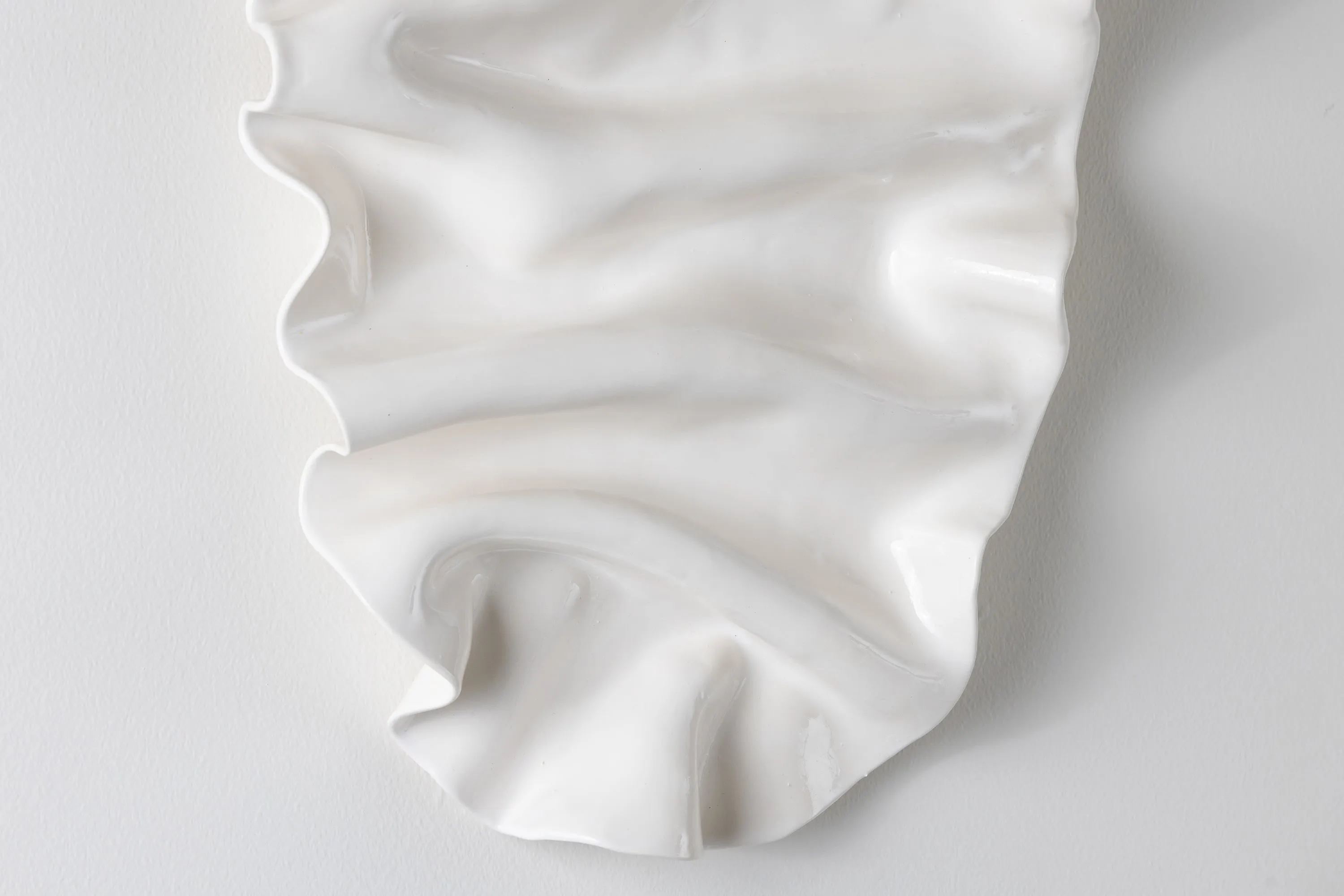 Wall Sculpture Gloss White