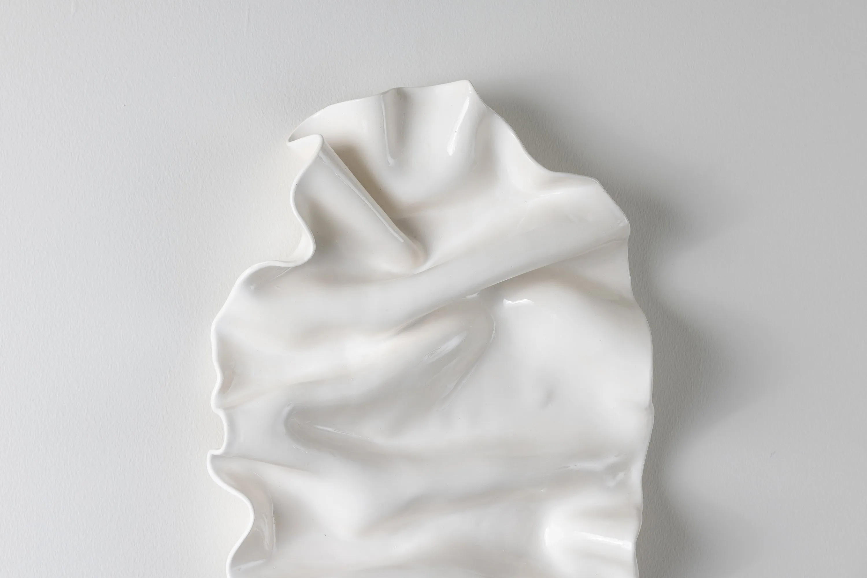 Wall Sculpture Gloss White
