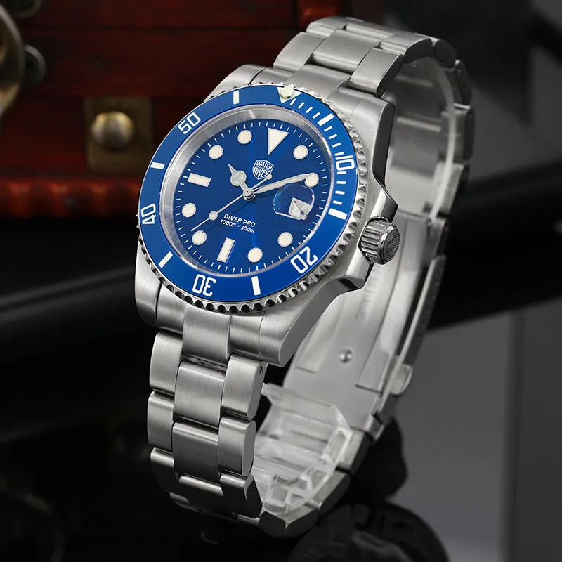 Watchdives WD1680Q Sapphire Crystal Quartz Dive Watch