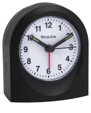 Westclox 47312 Alarm Clock, Black Case :EA: QUANTITY: 1