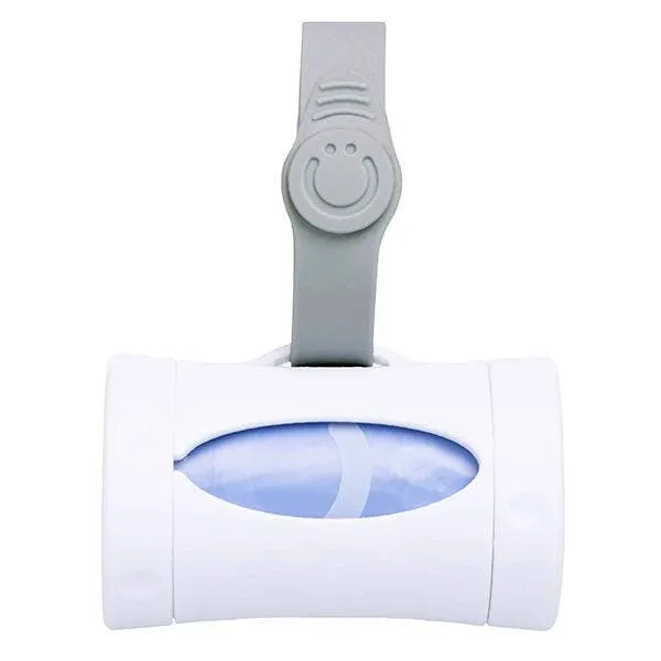 White On-the-Go Bag Dispenser