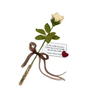 White rose Handmade Crochet