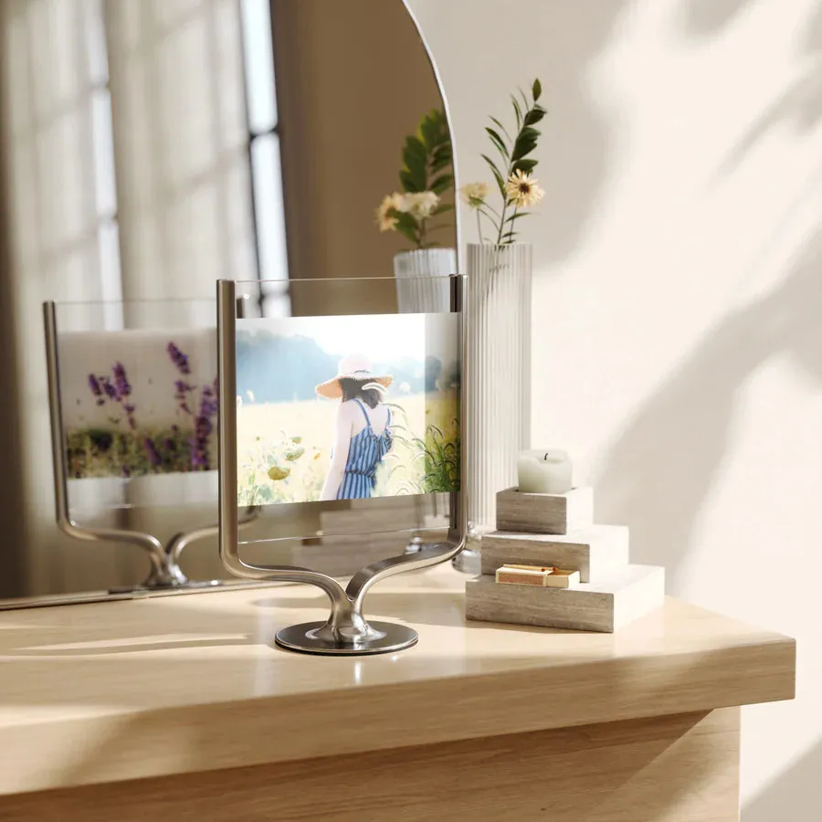Wishbone Picture Frame Chrome