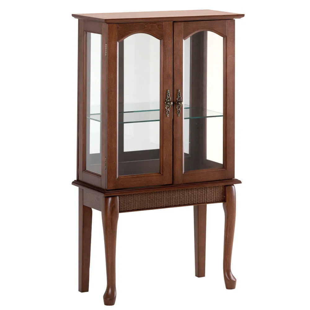 Wood Curio Cabinet