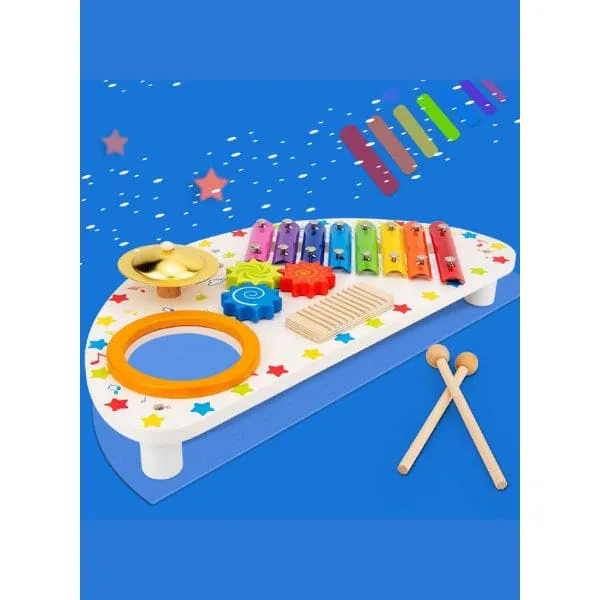 Wooden Multi-functional Music Centre for kids