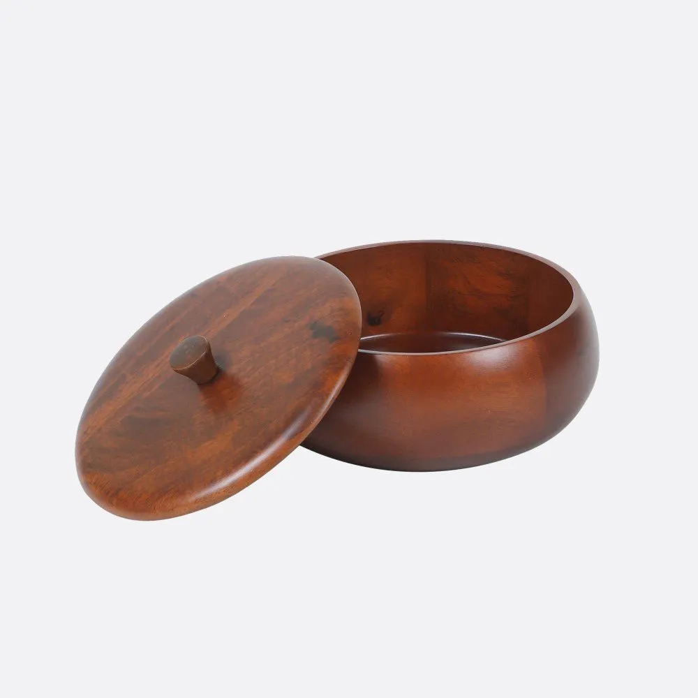 Wooden Roti Box (Small) | Mahogany Collection