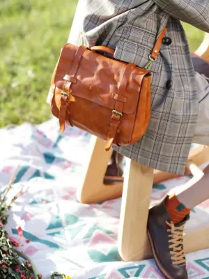 YAAGLE Vintage Leather Shoulder Bag YG1816