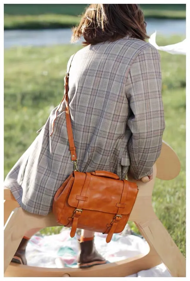 YAAGLE Vintage Leather Shoulder Bag YG1816