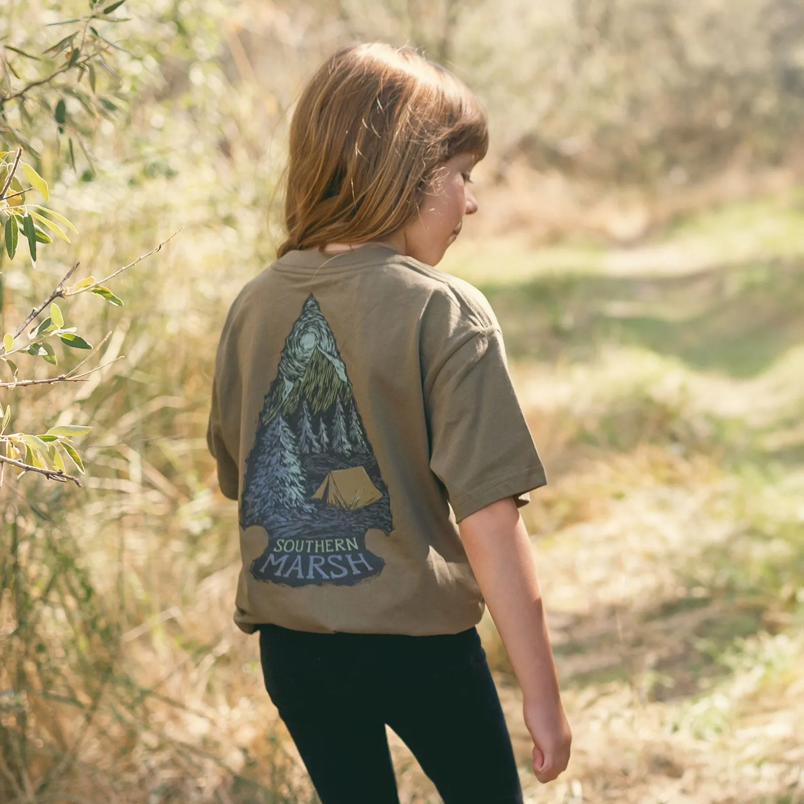 Youth Camping Arrowhead Tee