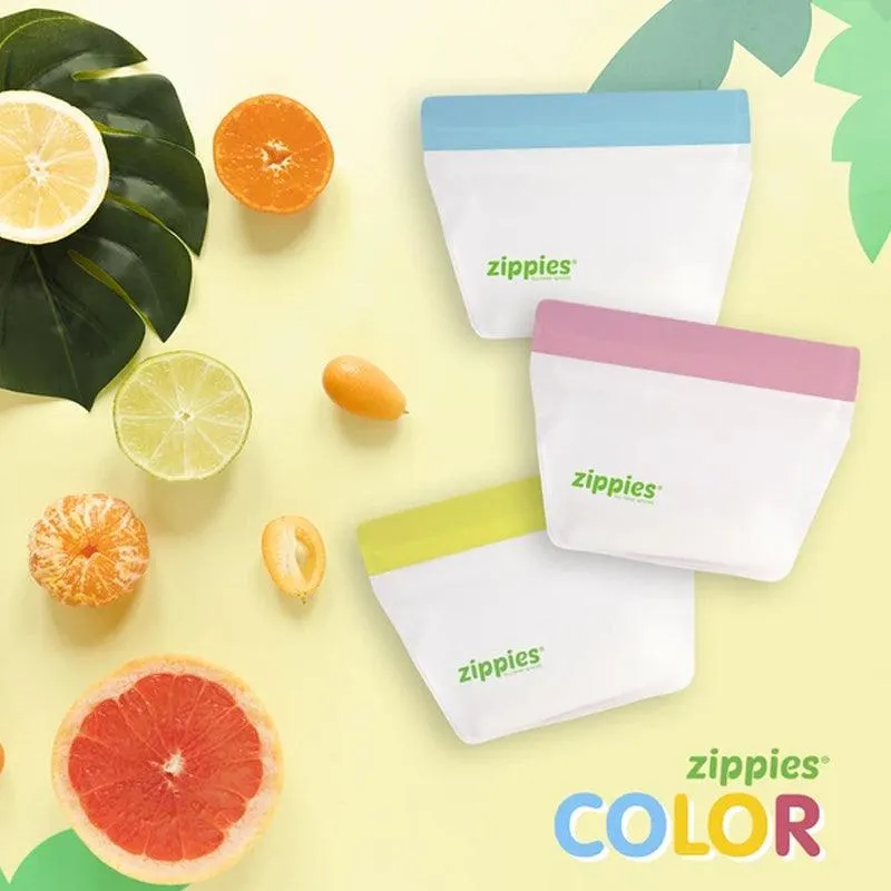 Zippies Color Reusable Stand up Bags