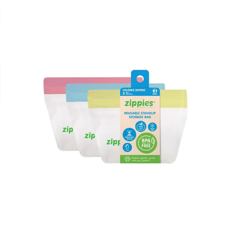 Zippies Color Reusable Stand up Bags