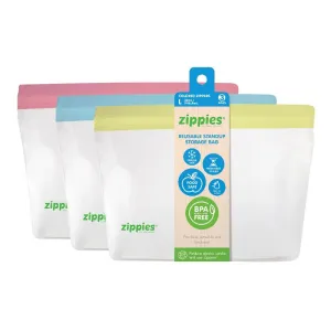 Zippies Color Reusable Stand up Bags